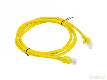 PATCHCORD KAT.5E 1.5M ŻÓŁTY FLUKE PASSED LANBERG