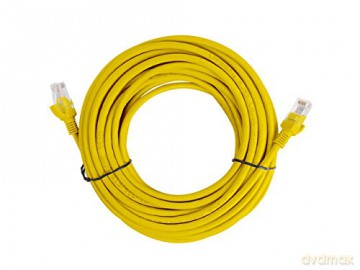 PATCHCORD KAT.5E 10M ŻÓŁTY FLUKE PASSED LANBERG
