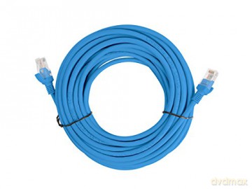 PATCHCORD KAT.5E 15M NIEBIESKI FLUKE PASSED LANBERG