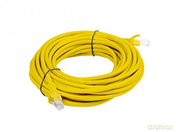 PATCHCORD KAT.5E 15M ŻÓŁTY FLUKE PASSED LANBERG