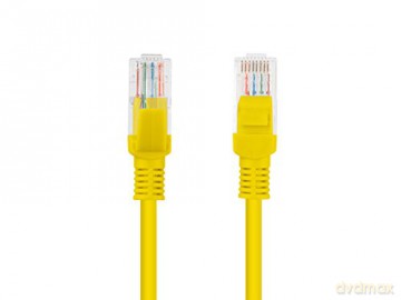 PATCHCORD KAT.5E 1M ŻÓŁTY FLUKE PASSED LANBERG