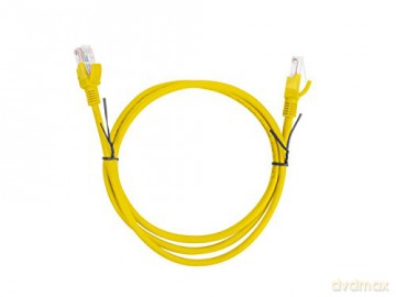 PATCHCORD KAT.5E 1M ŻÓŁTY FLUKE PASSED LANBERG