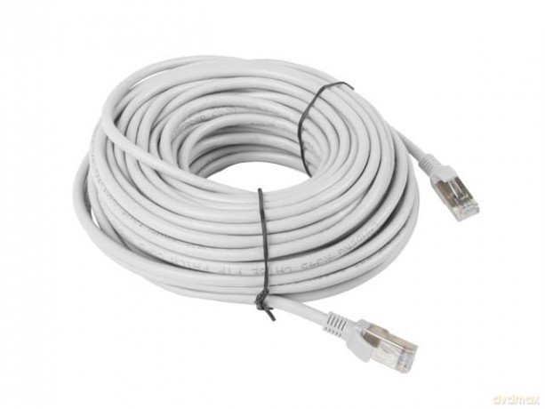 PATCHCORD KAT.5E 20M SZARY FLUKE PASSED LANBERG