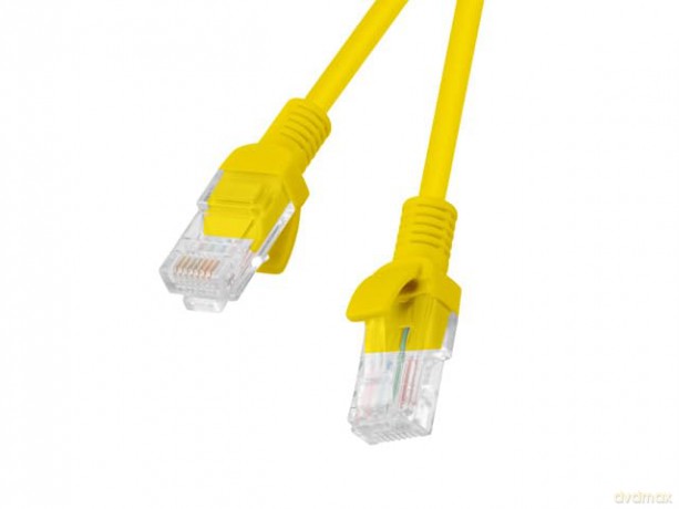 PATCHCORD KAT.5E 20M ŻÓŁTY FLUKE PASSED LANBERG