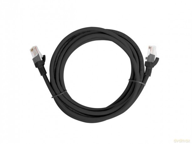 Patchcord kat.5e 3.0M UTP czarny
