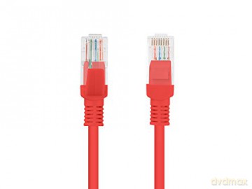 PATCHCORD KAT.5E 3M CZERWONY FLUKE PASSED LANBERG