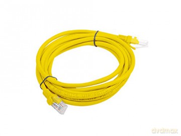 PATCHCORD KAT.5E 3M ŻÓŁTY FLUKE PASSED LANBERG