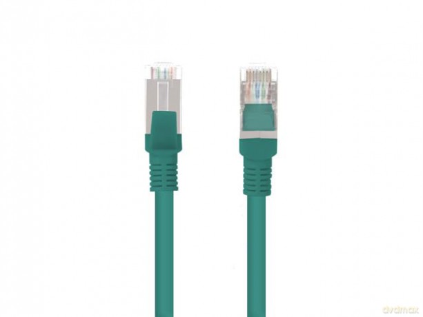 PATCHCORD KAT.5E FTP 10M ZIELONY FLUKE PASSED LANBERG
