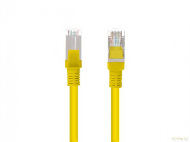 PATCHCORD KAT.5E FTP 10M ŻÓŁTY FLUKE PASSED LANBERG