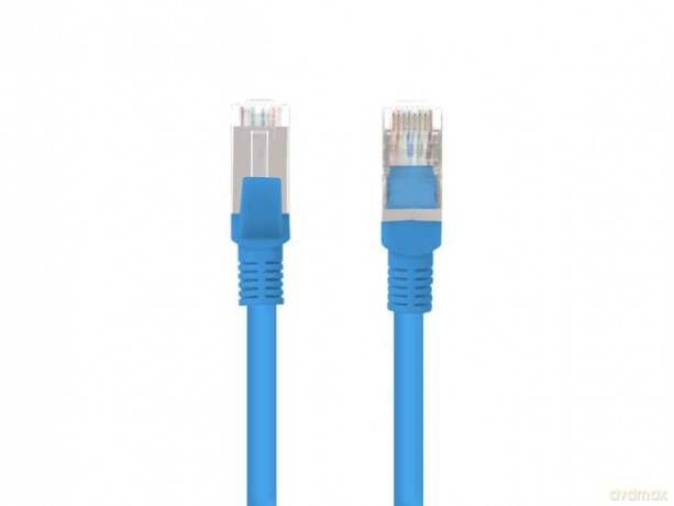 PATCHCORD KAT.5E FTP 15M NIEBIESKI FLUKE PASSED LANBERG