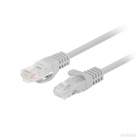 Patchcord kat.5e UTP 7.5m szary fluke