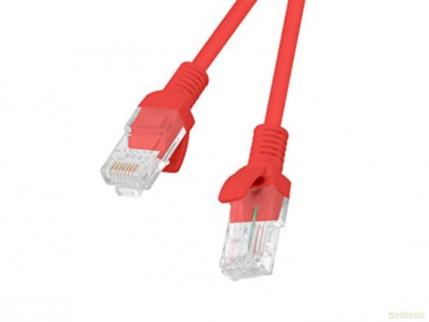 PATCHCORD KAT.6 0.25M CZERWONY FLUKE PASSED LANBERG