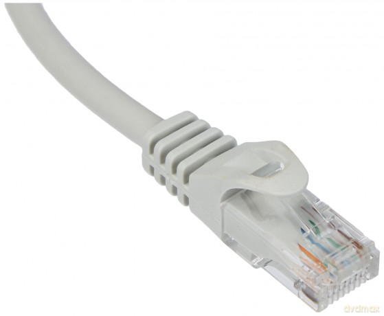 Patchcord kat.6 0.25M UTP szary
