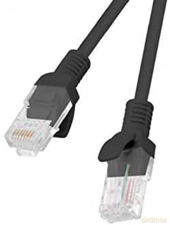 PATCHCORD KAT.6 20M CZARNY FLUKE PASSED LANBERG