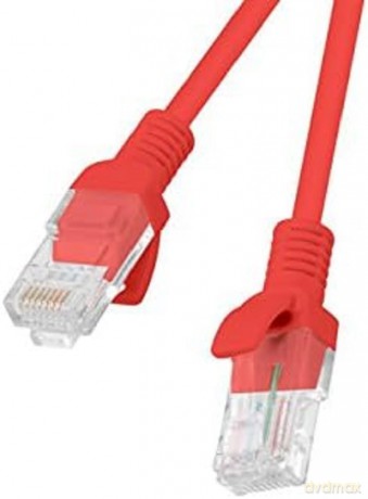 PATCHCORD KAT.6 20M CZERWONY FLUKE PASSED LANBERG