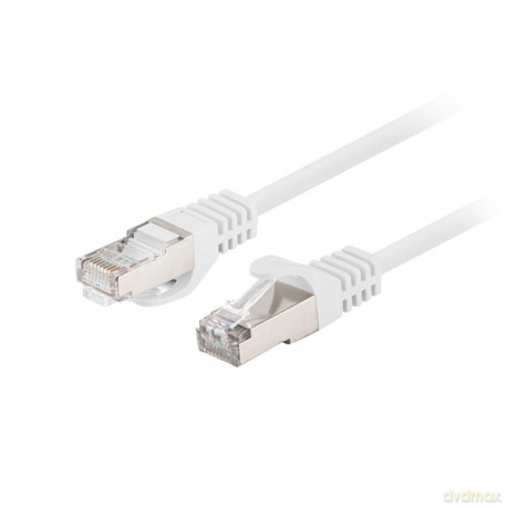 Patchcord kat.6 FTP 0.5M 10-pack fluke passed biały