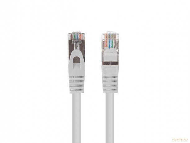 Patchcord kat.6 FTP 0.5M 10-pack fluke passed szary