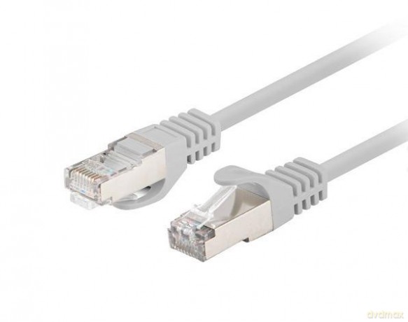 Patchcord kat.6 FTP 1M 10-pack fluke passed szary