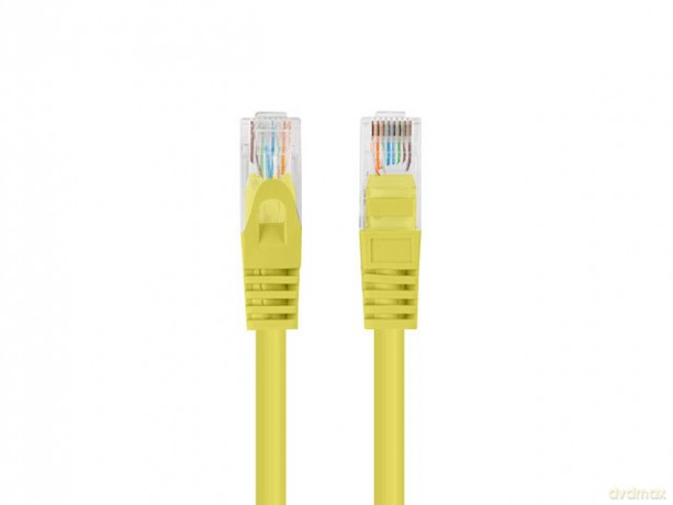 Patchcord kat.6 UTP 3M 10-pack fluke passed żółty