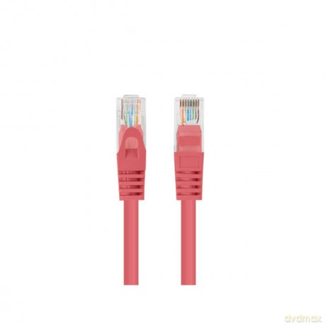 Patchcord kat.6 UTP 7.5 m czerwony fluke