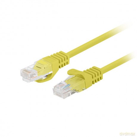 Patchcord kat.6 UTP 7.5 m żółty fluke
