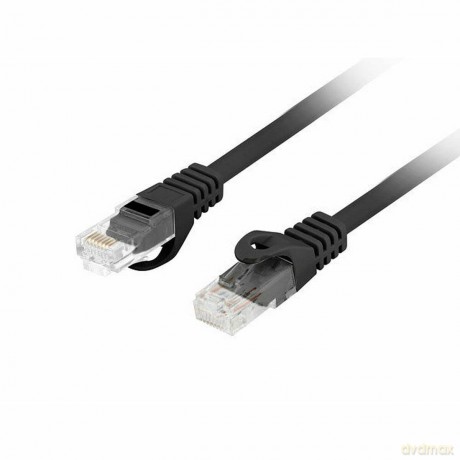 Patchcord kat.6 UTP LSZH CU 1.5m fluke passed czarny