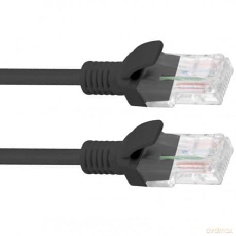 Patchcord kat.6 UTP LSZH CU 1m czarny fluke passed