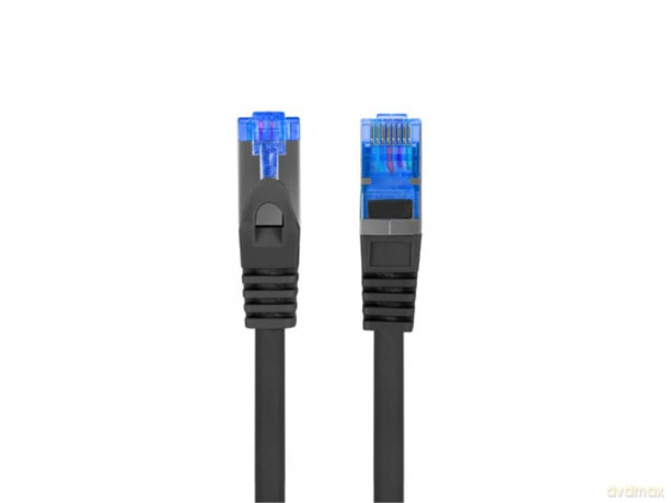 Patchcord kat.6a S/FTP CCA 15.0m Czarny