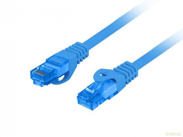 Patchcord kat.6a S/FTP CCA 15.0m Niebieski