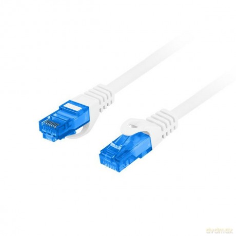 Patchcord kat.6a S/FTP CCA 2.0m Biały