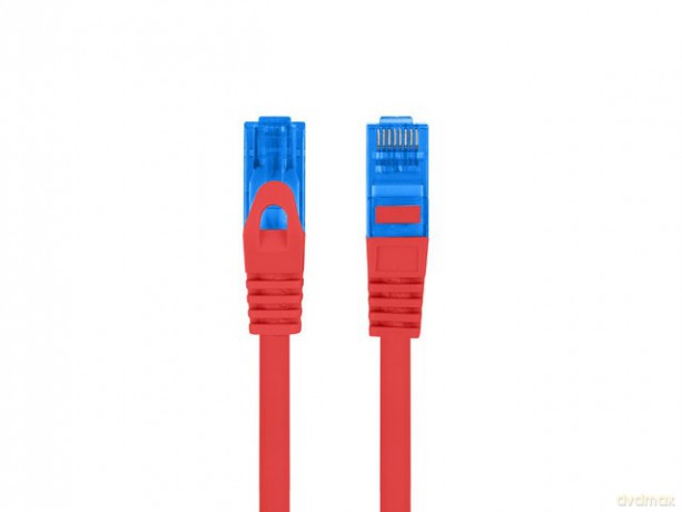 Patchcord kat.6a S/FTP CCA 2.0m Czerwony