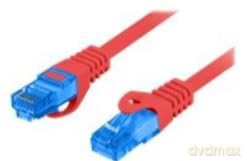 Patchcord kat.6a S/FTP CCA 3.0m Czerwony