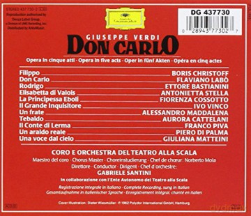 Santini, La Scala: Verdi:Don Carlos [3CD]