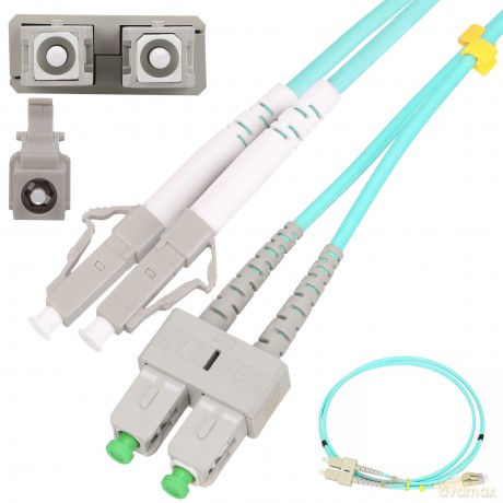 Patchcord LC/UPC-SC/UPC MM OM3 DUPLEX 3.0mm 3m