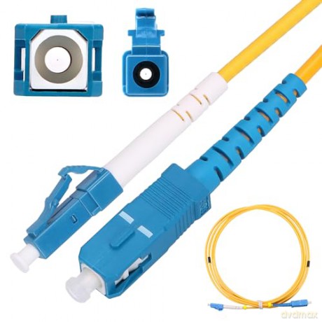Patchcord LC/UPC-SC/UPC SM G.652D SIMPLEX 3.0mm 0.5m