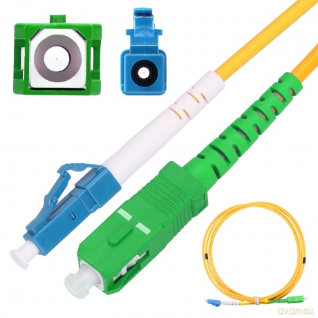 Patchcord SC/APC-LC/UPC SM G.652D DUPLEX 3.0mm 10m