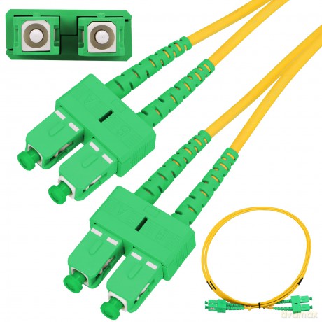 Patchcord SC/APC-SC/APC SM G.652D Duplex 15m