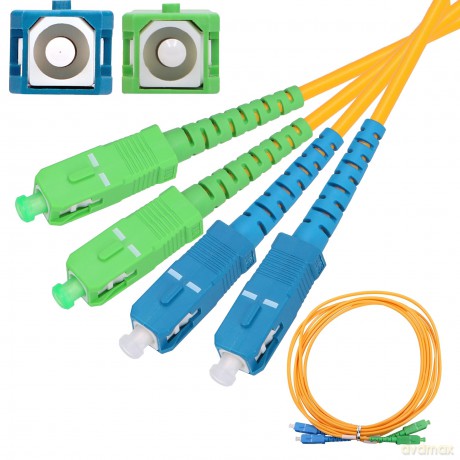 Patchcord SC/APC-SC/UPC SM G.657A1 DUPLEX 3.0mm 1m