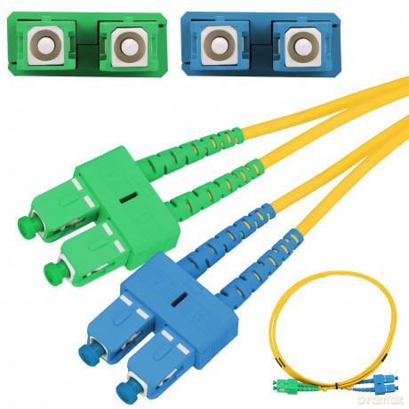 Patchcord SC/UPC-SC/APC SM DUPLEX 3.0mm 1m