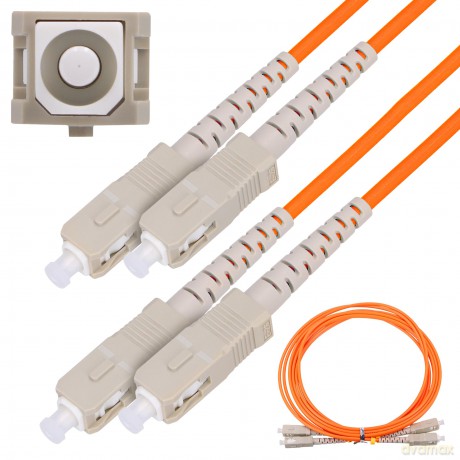 Patchcord SC/UPC-SC/UPC MM 50/125 DUPLEX 3.0mm 2m