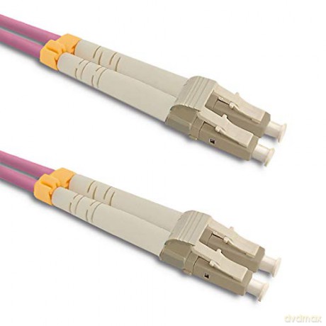 Patchcord światłowodowy LC/UPC - LC/UPC | Multimode | 50/125 | OM4 | Duplex | 2m