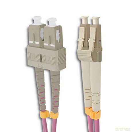 Patchcord światłowodowy LC/UPC-SC/UPC | MultiMode | 50/125 | OM4 | 1m