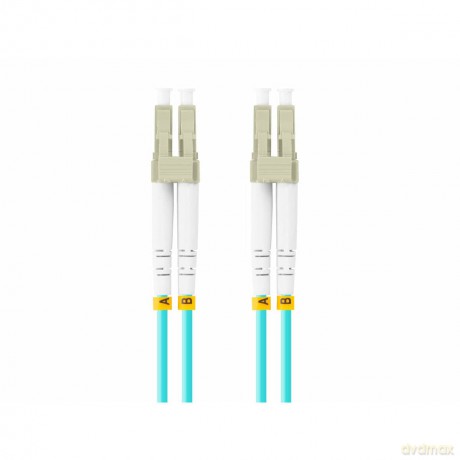 Patchcord światłowodowy Mm Lc/Upc-Lc/Upc Duplex 3.0mm 1m Aqua
