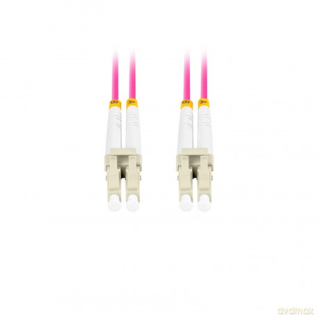 Patchcord światłowodowy Mm Lc/Upc-Lc/Upc Duplex 3.0mm 1m fioletowy