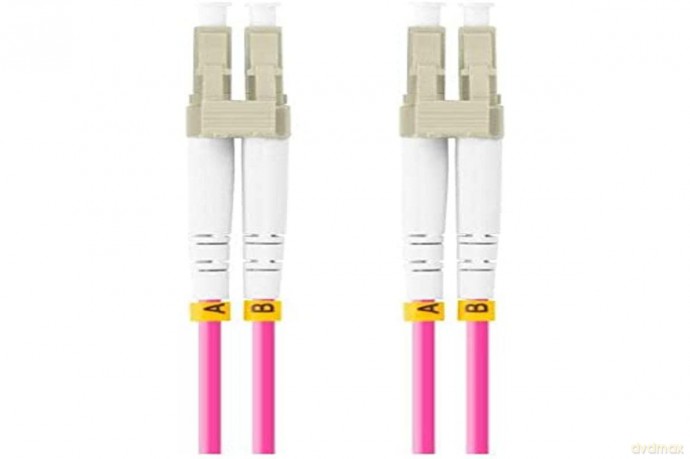 Patchcord światłowodowy Mm Lc/Upc-Lc/Upc Duplex 3.0mm 2m fioletowy