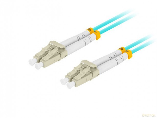 Patchcord światłowodowy Mm Lc/Upc-Lc/Upc Duplex 3.0mm 3m Aqua