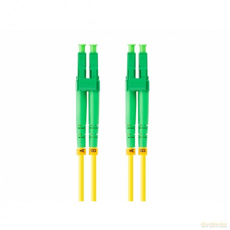 Patchcord światłowodowy Sm Lc/Apc-Lc/Apc Duplex 3.0Mm 3M żółty