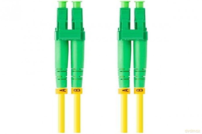 Patchcord światłowodowy Sm Lc/Apc-Lc/Upc Duplex 3.0Mm 2M żółty