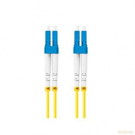 Patchcord światłowodowy Sm Lc/Upc-Lc/Upc Duplex 3.0Mm 3M żółty