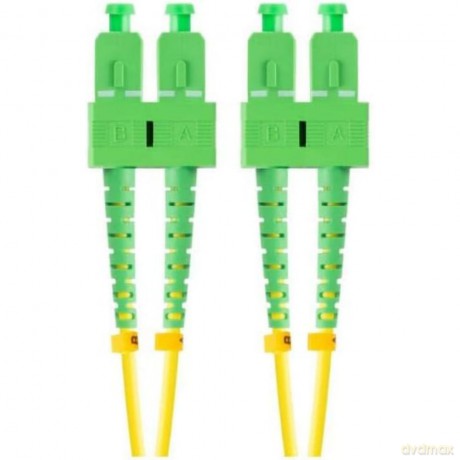 Patchcord światłowodowy Sm Sc/Apc-Sc/Apc Duplex 3.0mm 10m żółty